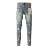 Purple Brand Jeans Pure Cotton High Street Trend #9092